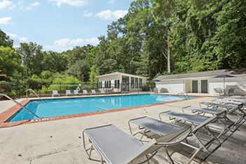 Sparkling resort-style swimming pool